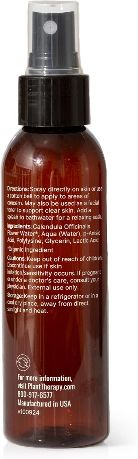Plant Therapy Calendula Hydrosol 4 oz (Flower Water) by-Product of Essential Oils - Image 8