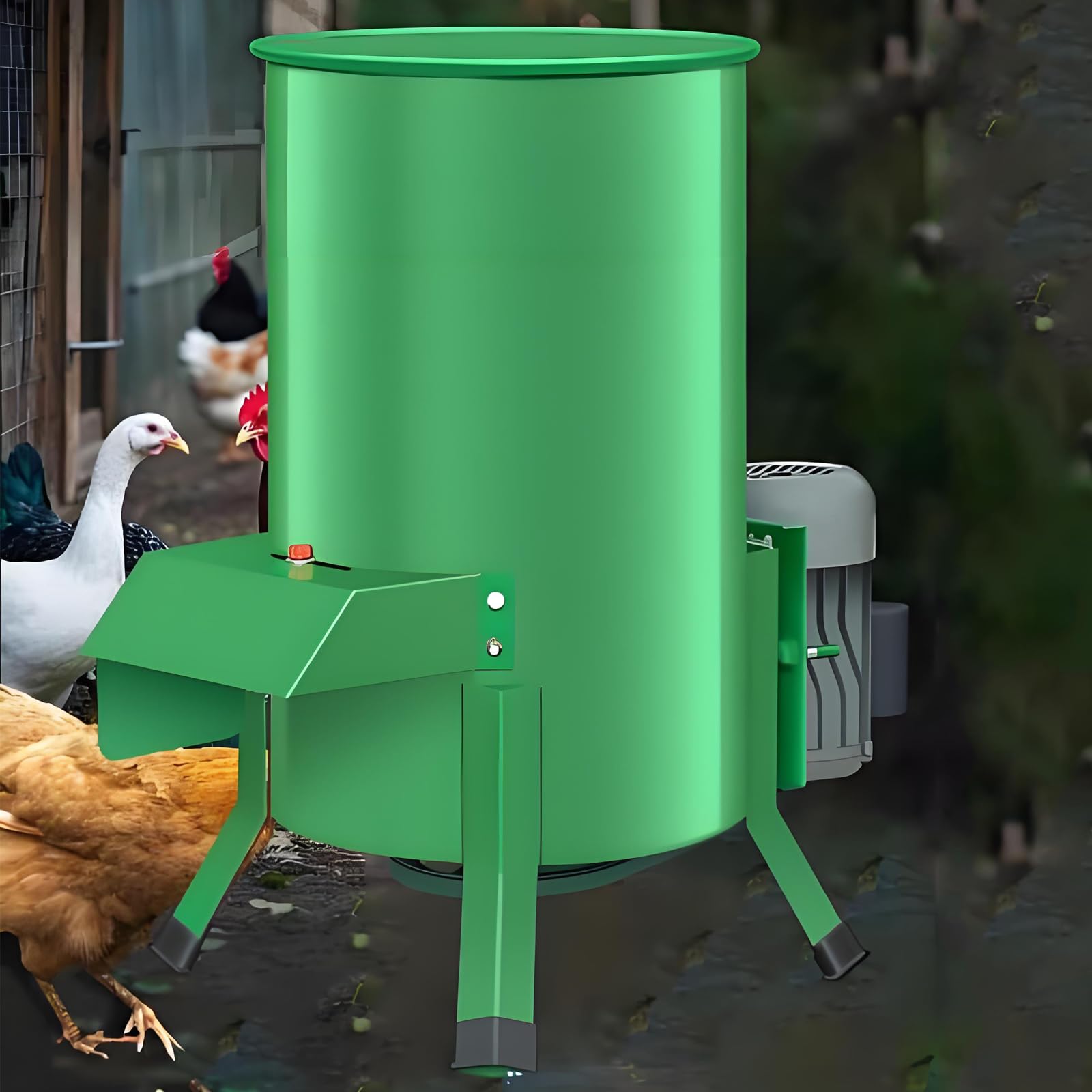 Komercyjny rozdrabniacz warzyw robot kuchenny 2200 W do przetwarzania pasz w gospodarstwie rolnym - wydajnie produkuje 1500 kg/h dla kur, kaczek, ryb, bydła, owiec, koni