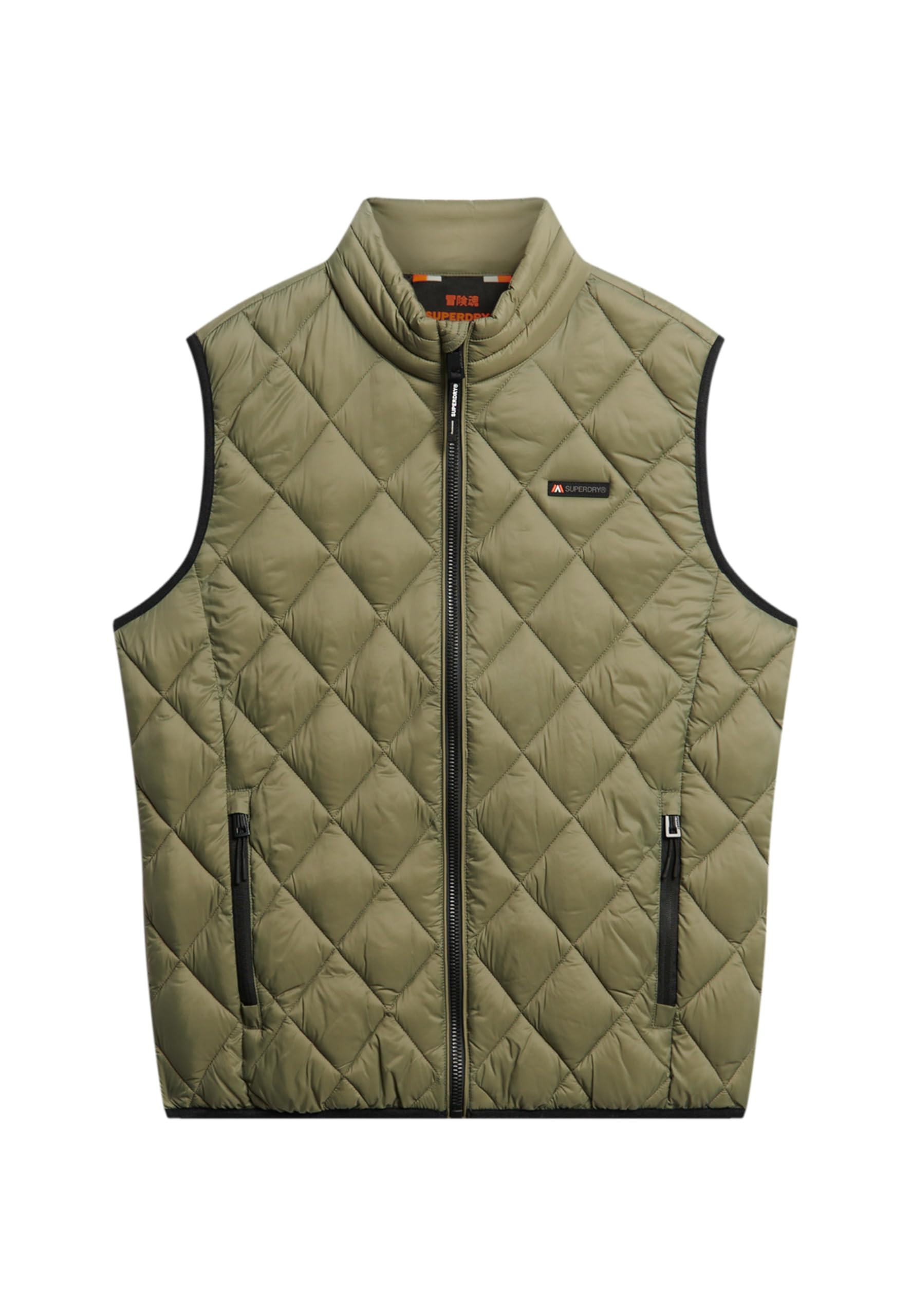 Superdry Men's Vert Sleeveless Jacket Diamond Quilt Fuji Lite