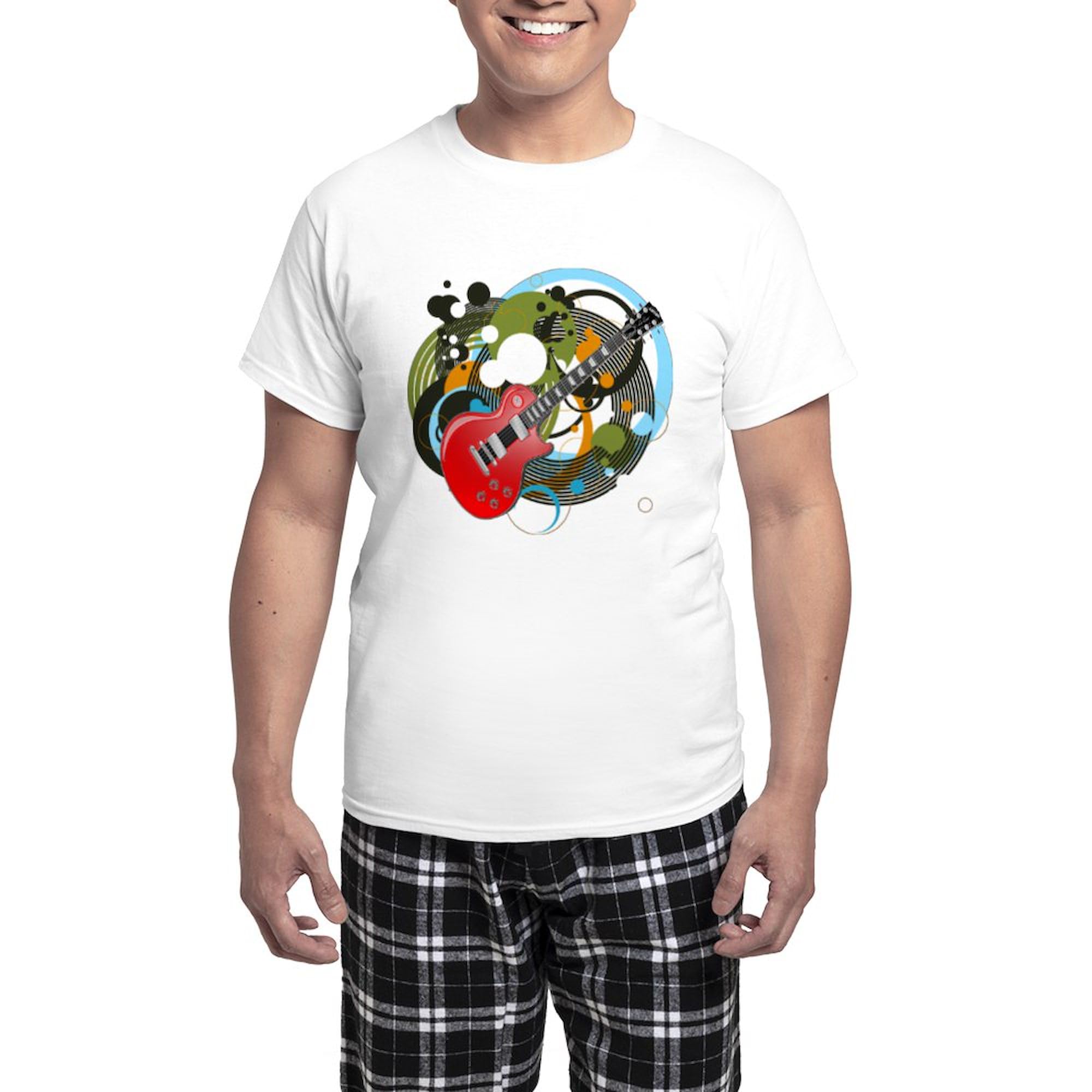 - Les Paul Men's Light Pajamas Men's Novelty Light Pajama Set, Comfortable PJ Sleepwear