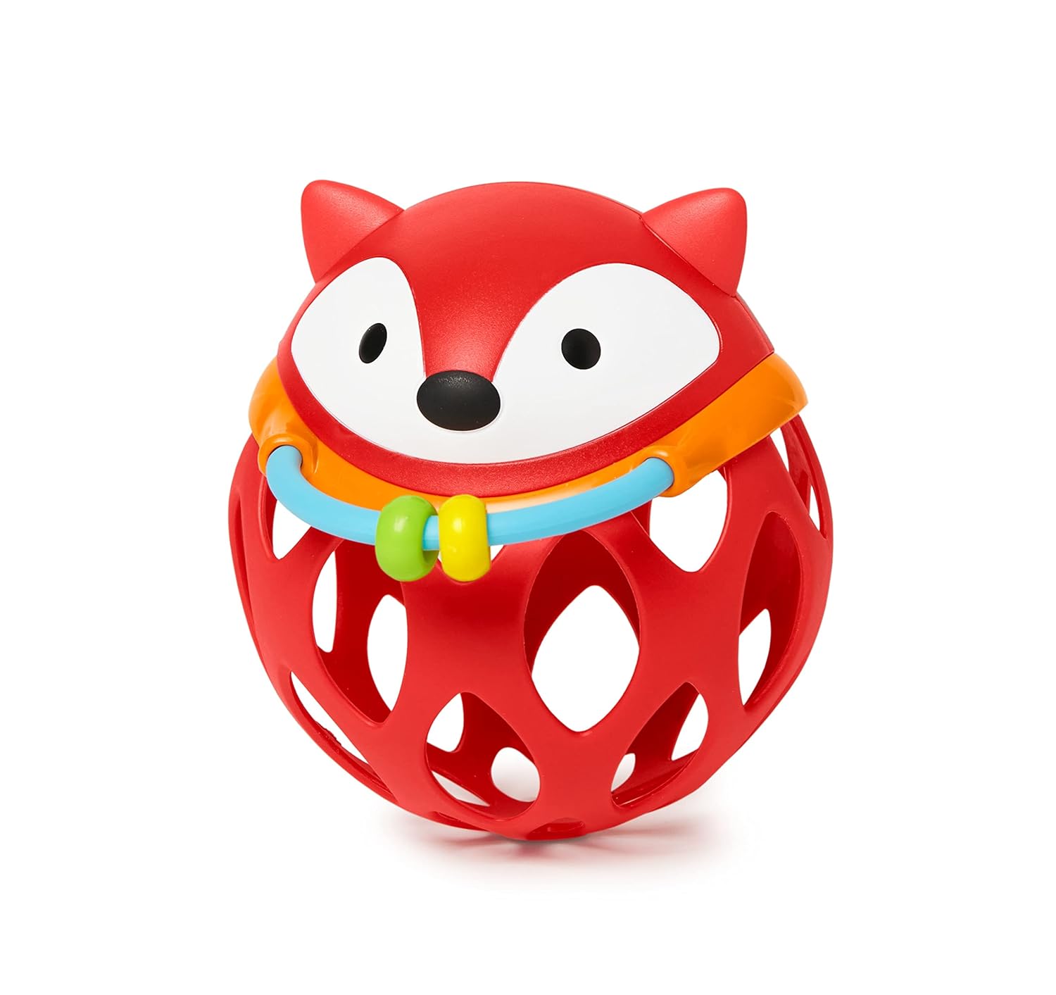 Skip Hop Baby Rattle Toy, Explore and More Roll Around Rattle, Fox