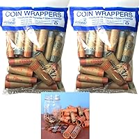 Vista 3 de 72 rollos preformados surtidos de envoltorios de monedas, tubos de níquel, cuartos de centavo