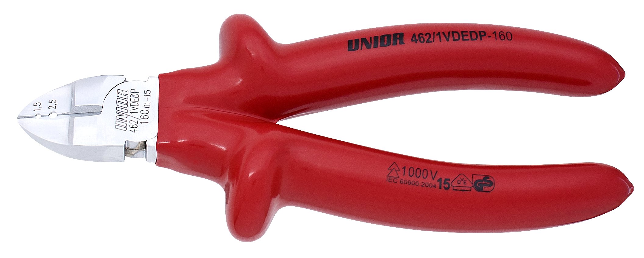 Pince coupante Unior 462/1VDEDP pour couper les fils électriques sans effort