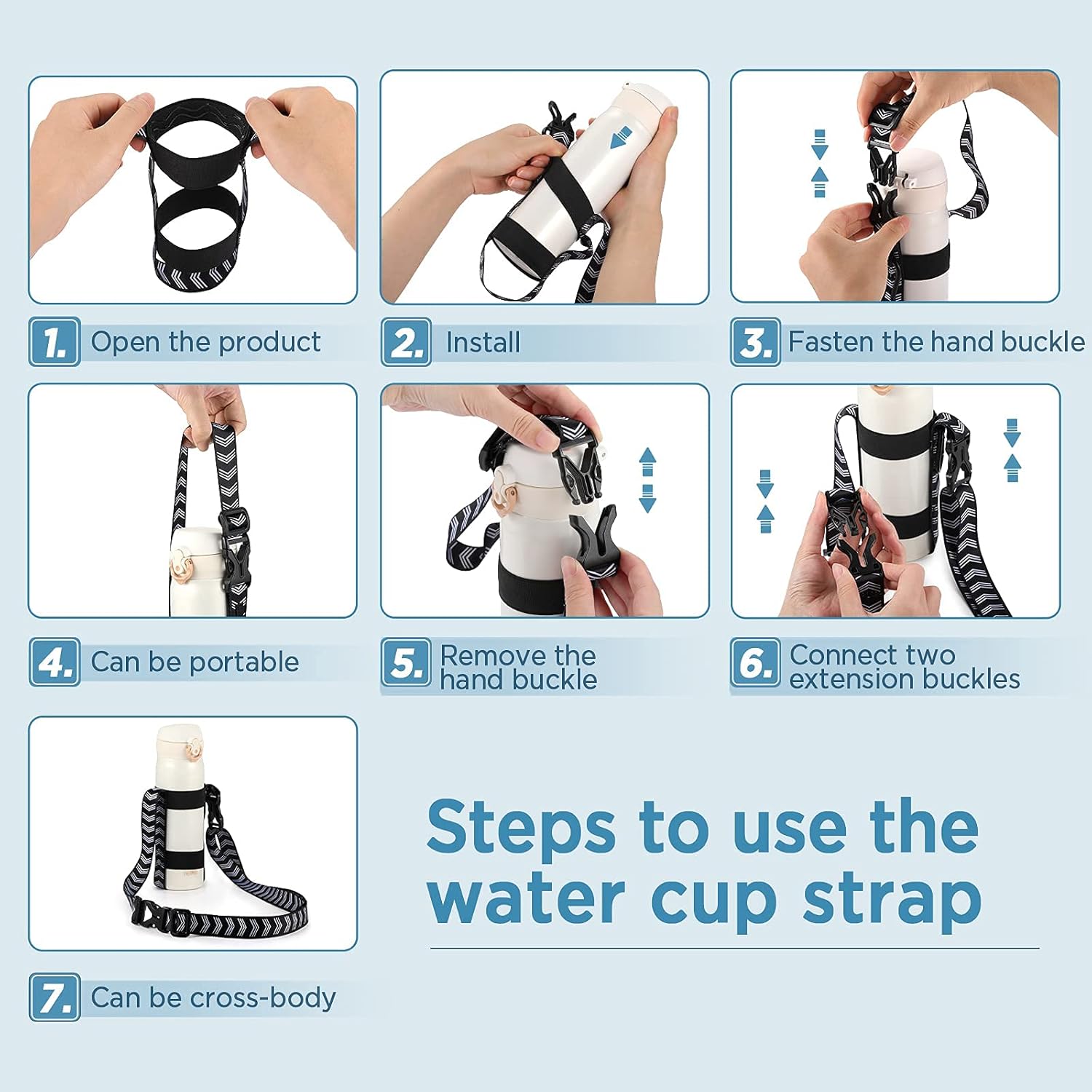 EasyAcc Portable Adjustable Shoulder Carabiner Photo