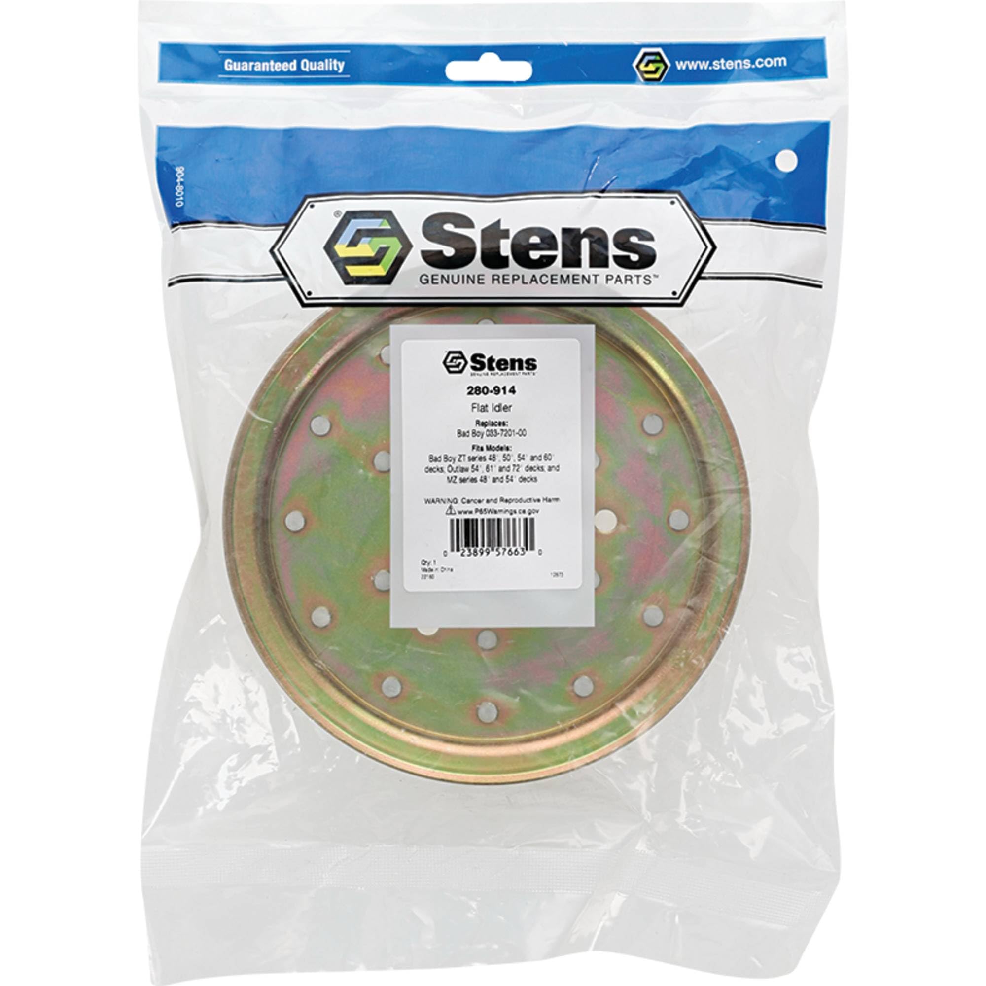 Amazon.com : Stens 280-914 Flat Idler Compatible with/Replacement