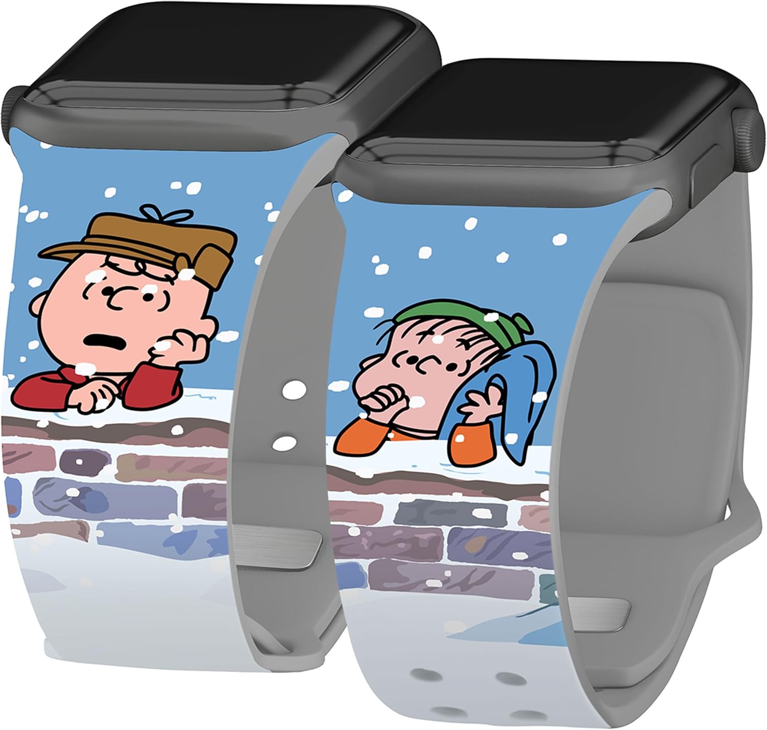Peanuts Charlie Brown Christmas HD Watch Band Compatible with Apple Watch