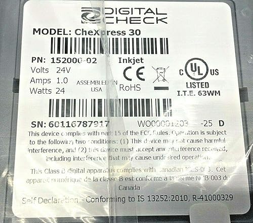 Miniatura 4 de Escáner de comprobación digital CheXpress CX30 (152000-02)