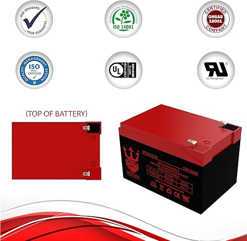 Miniatura 9 de Neptune 15165070 MX650 Dirt Rocket 12V 15AH F2 - Paquete de 3 unidades