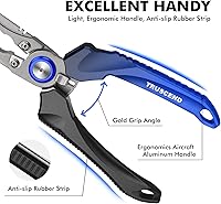 Vista 3 de TRUSCEND Lockable Handy Fishing Pliers with Innovative Ergonomic Handle, Saltwater Corrosion Resistant Teflon Coated Fishing Tool, Multi-Function