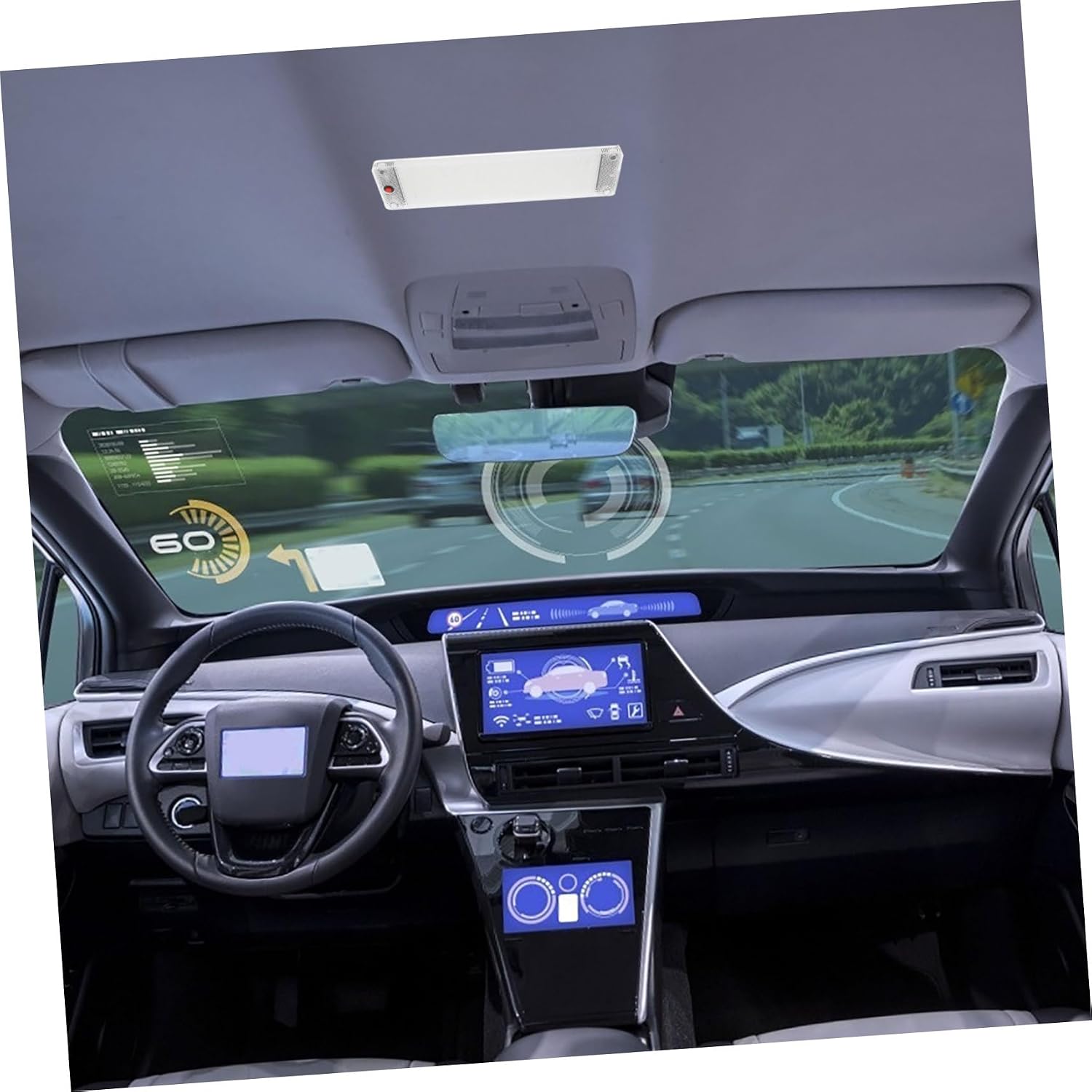 ABOOFAN 24v Led Car Interior Ceiling Lamp Truck Compartment Light Easy Installation Roof Reading Light for Vehicles and Low