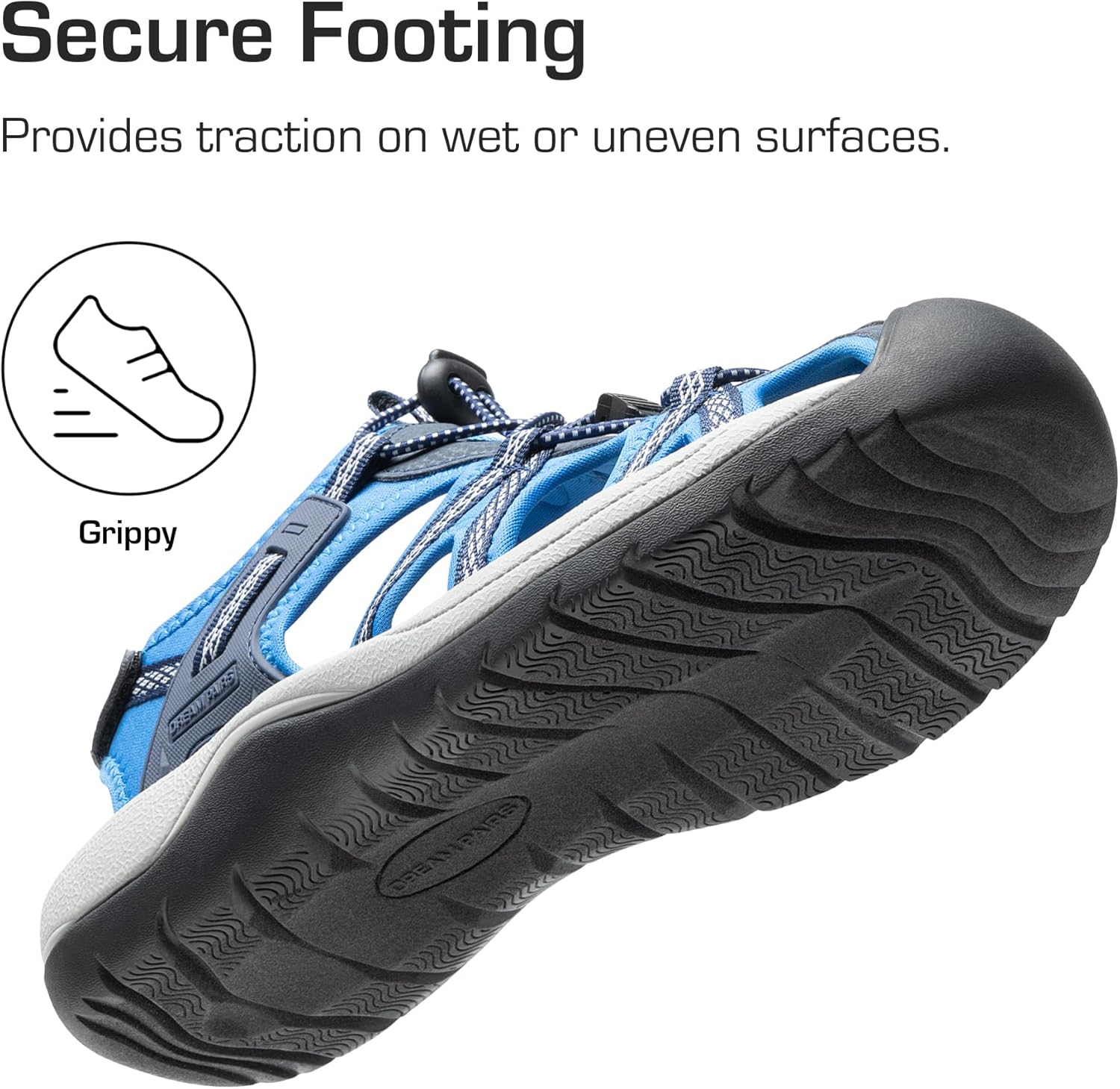 DREAM PAIRS Men's Sandals Hiking Water Sport Athletic Beach Outdoor Comfortable Casual Closed Toe Summer Sandal Shoes - Image 5