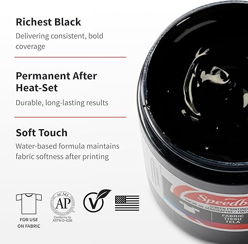 Miniatura 77 de Speedball 046055 Tinta de serigrafía de tela, 128 onzas líquidas, amarillo