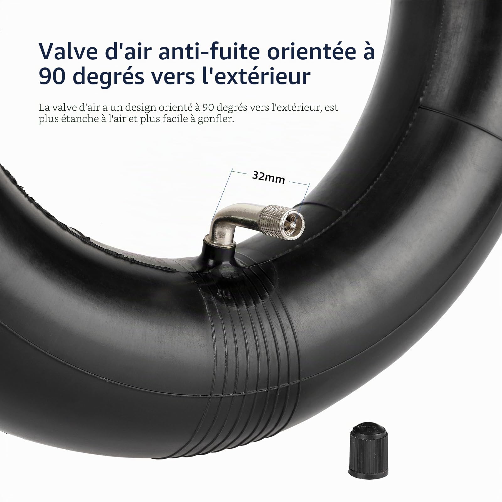 ulip 2 PIÈCES 255x80 Pneus tout-terrain + 2 PIÈCES 10x3 Chambre à air pour Nanrobot Joyor Varla Eagle Apollo Ghost zero 10x kaabo WOLF WARRIOR MANTIS Trottinette, Pneu 80/65-6