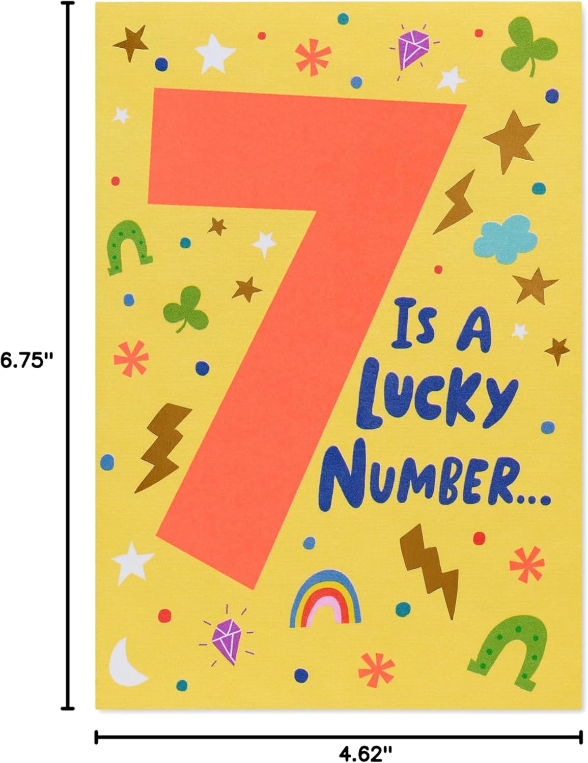 American Greetings 7th Birthday Card (Lucky to Know You)