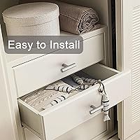 Vista 4 de 12 pomos de gabinete, tiradores de gabinete, pomos para cajones, perillas en T, herrajes de gabinete de un solo orificio con tornillos, para muebles