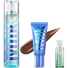 Milk Makeup Hydro Grip Bundle with Primer, Set Spray, Skin Tint 13 Hydrates Face & Sets Makeup for Up to 12 Hours Lightweight & Long-Lasting with Hyaluronic Acid