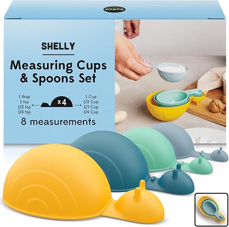 OTOTO Measuring Spoons Set - Teaspoons for Dry & Liquid