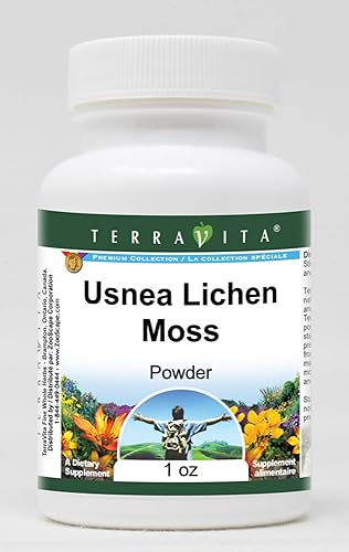 Terravita Usnea Liquen Musgo en Polvo (1 oz, ZIN 514901) - Paquete de 3