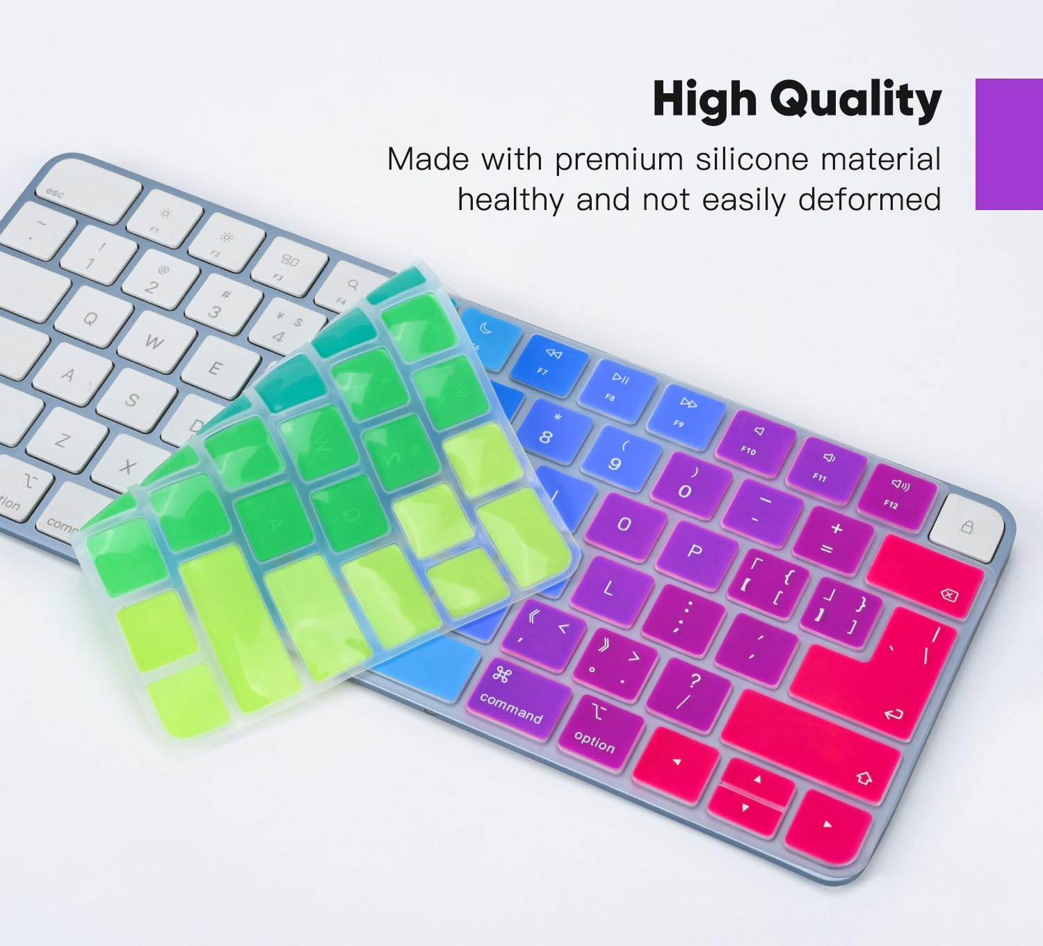 Capa de teclado para Apple Magic Keyboard A2450 / A2449 com Touch