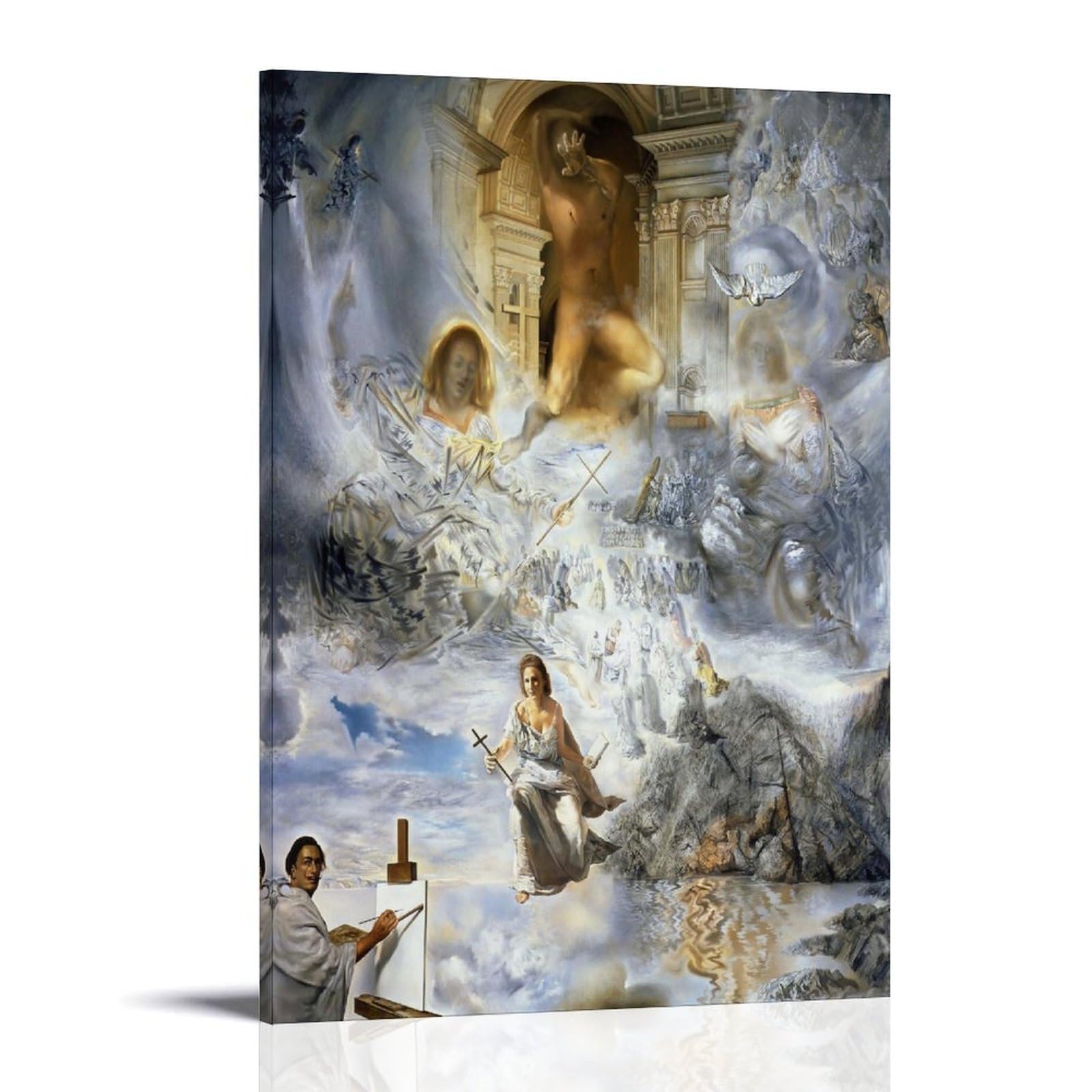 Ecumenical Council By Salvador Dalí Painter Artwork Poster Decorative Painting Canvas Wall Art Living Rooms Bedroom Painting 12x18inch(30x45cm)