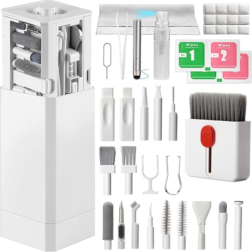 HISSIMO 47PCS Electronics Cleaning Kit for iPhone, AirPods, Laptop Keyboard, Screen & USB-C Port