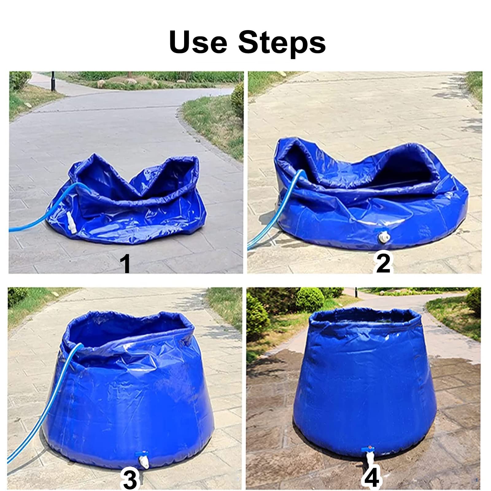 Faltbarer tragbarer Wasserspeichertank