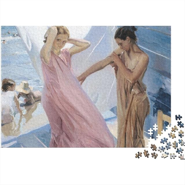Joaquín Sorolla Y Bastida Puzzle De 1000 Piezas, Puzzles para Adultos, Rompecabezas Imposibles