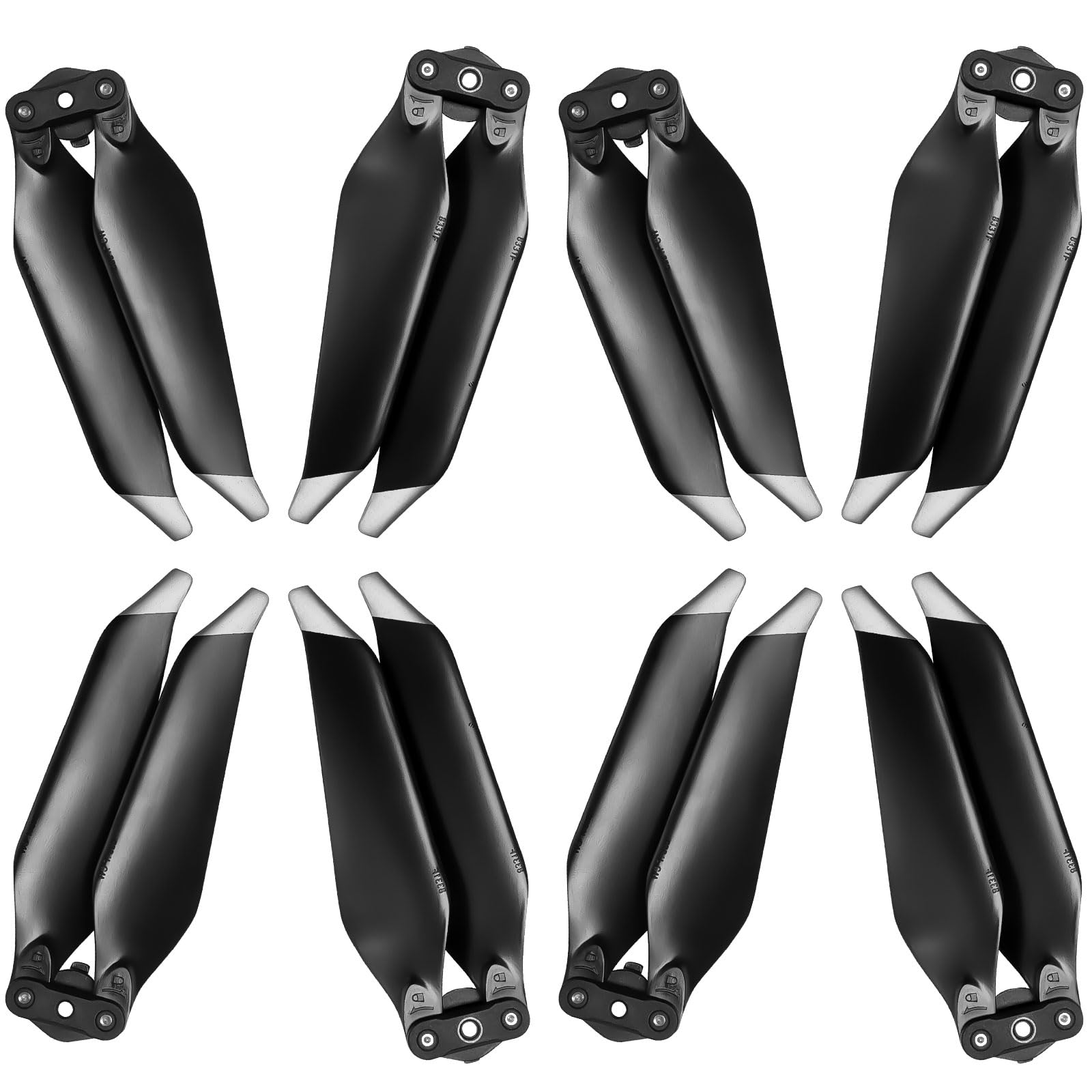 Bocguy 16 Pcs Drone Mavic Mini Hélices, modelo 4726 Hélices para Mavic Mini Accesorios Reemplazo de Drones con 24 Tornillos & 2 Destornillador, Bajo Ruido & Estable (Plata) — view 14