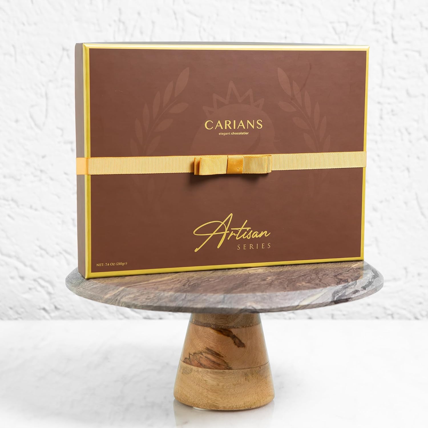 CARIANS Chocolate Gift Box, Assorted Luxury Premium Pralines Gourmet Chocolate Basket, Dark, Milk & Truffles, Box of Candy, Great for Gift Giving and Anniversary, 21 pc.