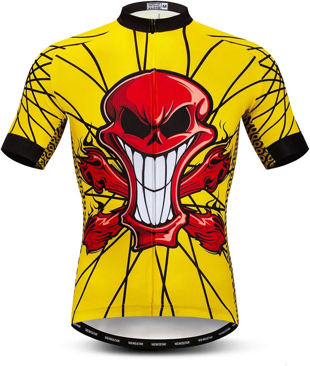 Men's Cycling Jersey,Summer Cycling Shirt for Men,Breathable Anti Sweat Quick Dry Bicycle Clothing Size S-3XL : Clothing, Shoes & Jewelry