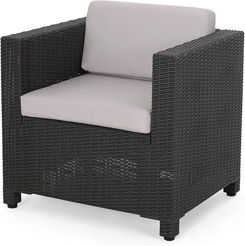 Miniatura 9 de Christopher Knight Home 311228 Juegos de conversación para exteriores, 24.75 pulgadas de profundidad x 30.00 pulgadas de ancho x 27.25 pulgadas de