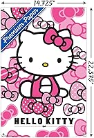 Vista 3 de Trends International Hello Kitty - Póster de pared con lazos y alfileres, 14.725 x 22.375 pulgadas