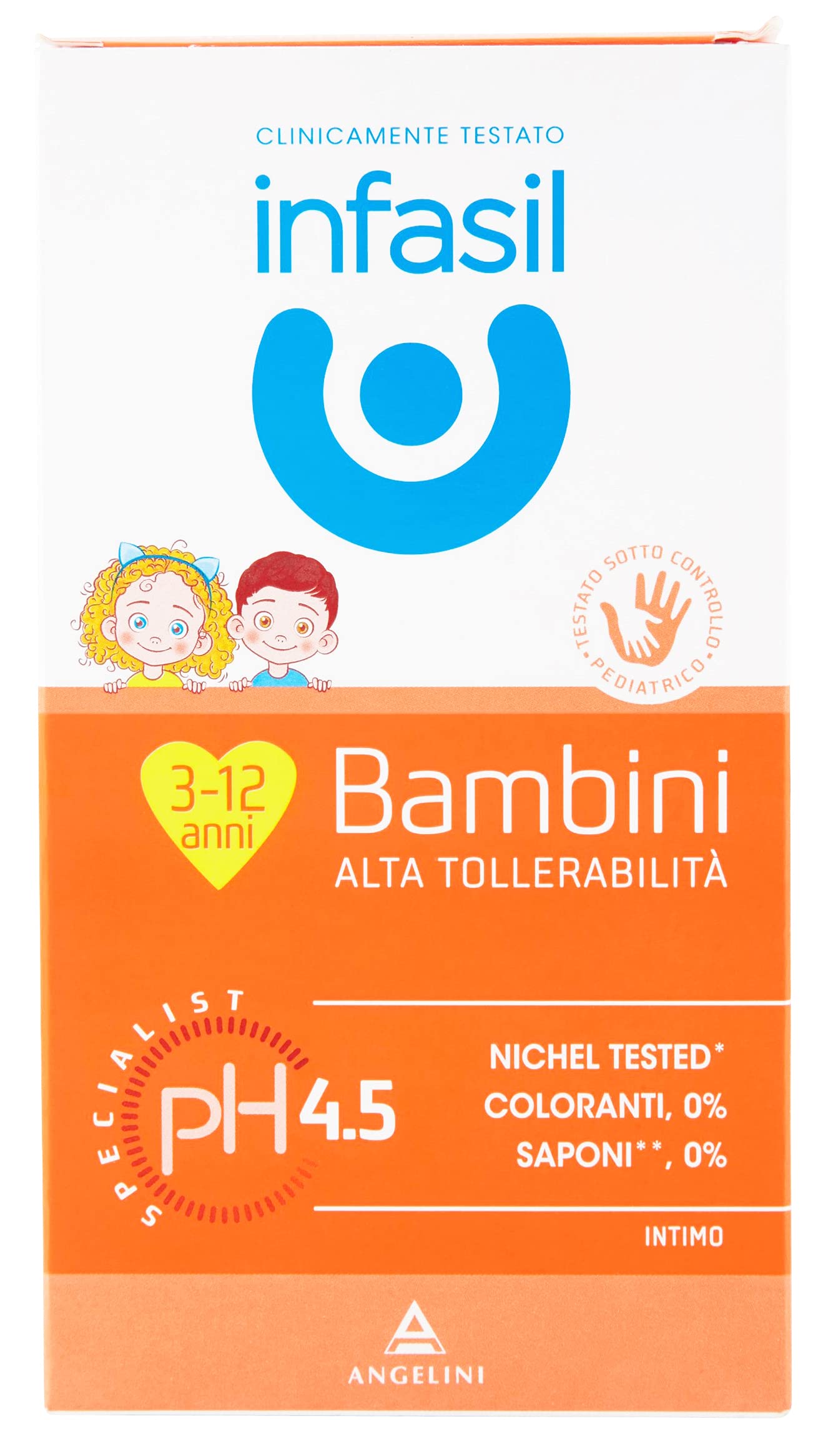 Infasil Set 12 sap.Intimo Puro Bambini 200 ml. -Linea Intima, Multicolore, Unica