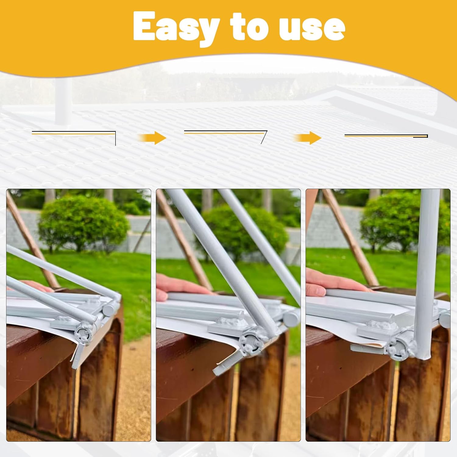 Metal Roof Eaves Seam Locker, Heavy Duty Standing Seam Lock Tool for Drip Edges, Fast and Clean Hemming for Roofers and Sheet Metal Workers