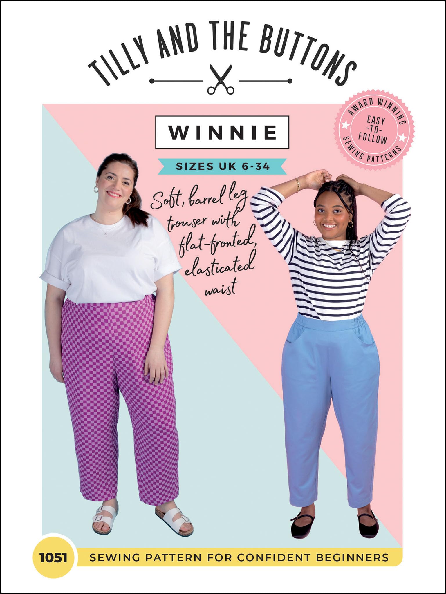 Tilly and the Buttons Winnie Trousers Sewing Pattern UK 6-34