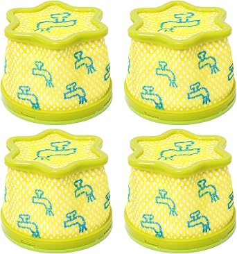 4 Pack Replacement Pre-filters Compatible with LG CordZero A9 Series Cordless Stick Vacuum Cleaner Accessories,