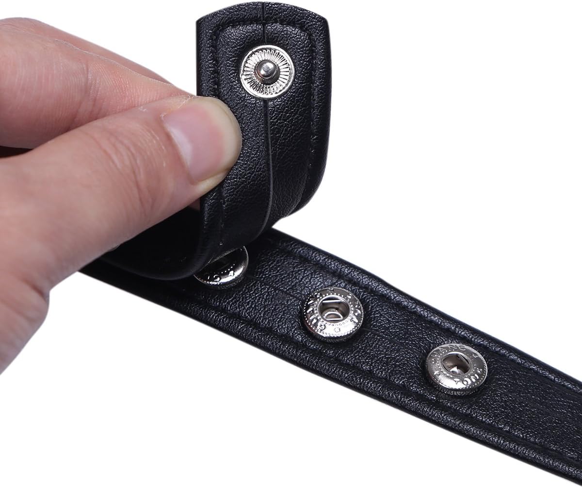Freebily Men's Faux Leather X-Cross Back Body Chest Harness Belt Costume