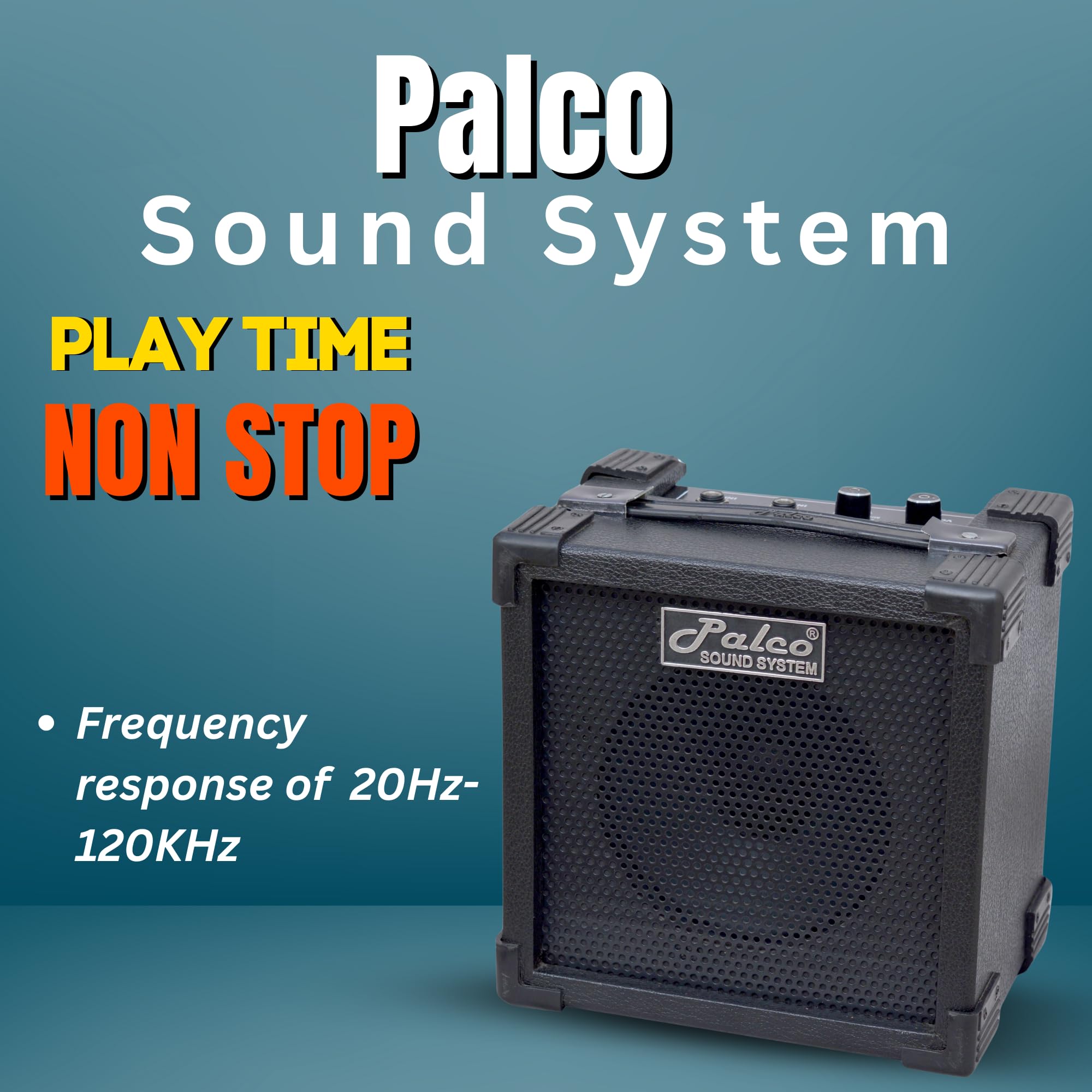 PALCO M103USB Combo Amplifier with FM and USB Support, Home Audio Stereo 2 Channel Digital Amplifier Receiver, Built-in Equalizer with Bass, Treble & Balance Control (Black) - Image 3 thumbnail