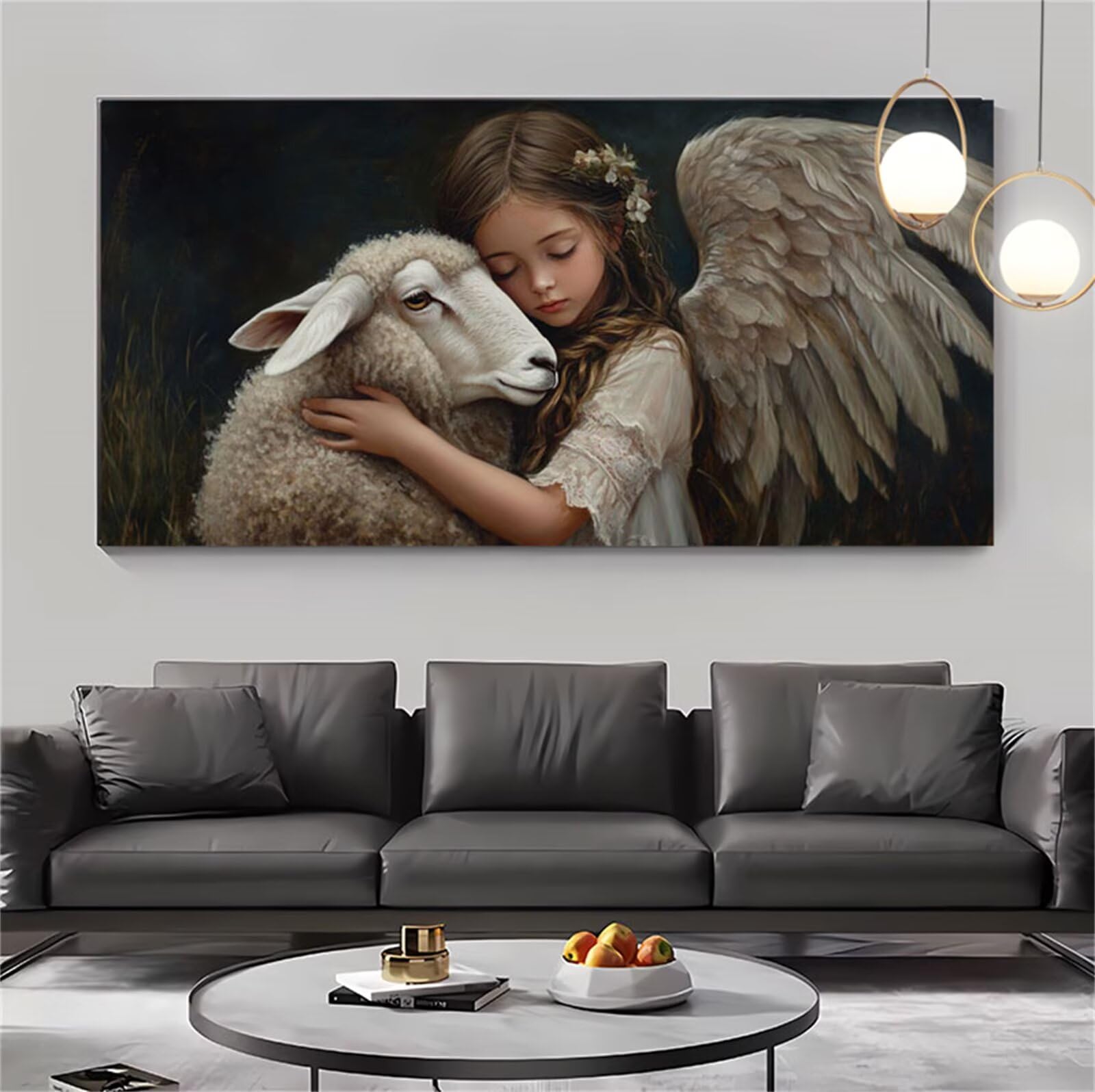 Dipingere con i Numeri per Adulti Ragazza Paint by Numbers Kit Animale DIY Hobby Creativi Adulti,Dipingi con i Numeri con Pennelli e Acrilico,Decorazione della Parete di Casa Regalo 160x80cm S-550