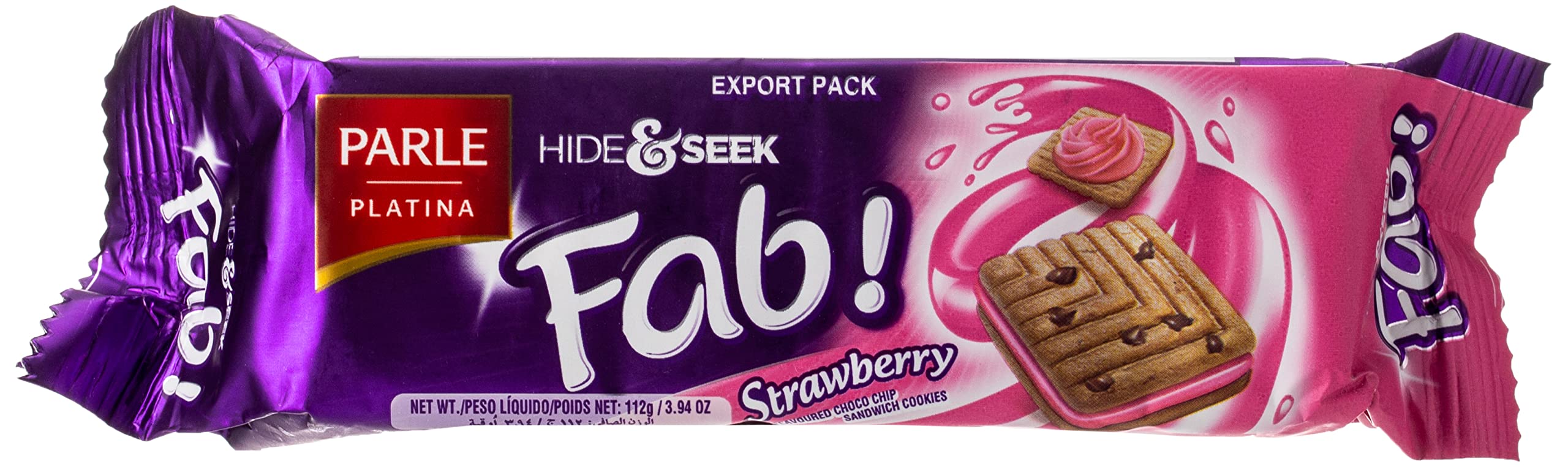 Hide And Seek Fab Strawberry 112g