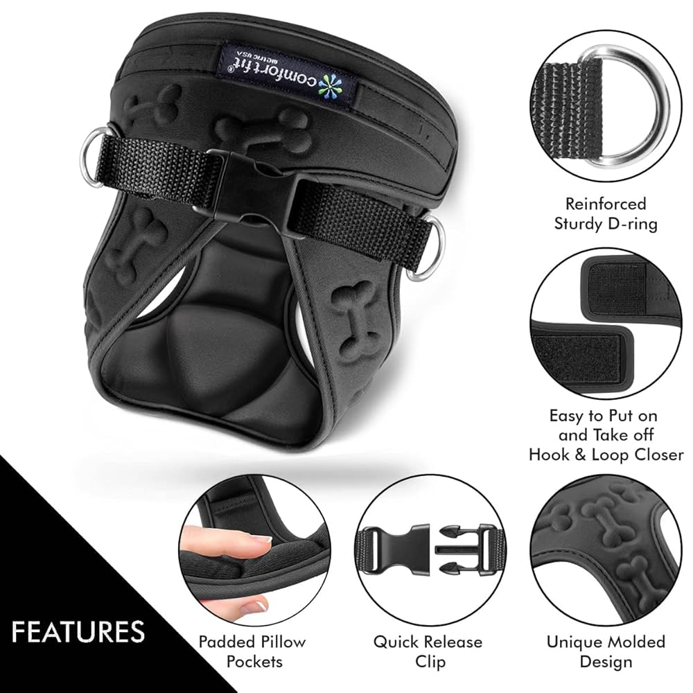 Amazon.com : Comfort Fit Dog Harness No Pull No Escape