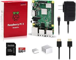LoveRPi Raspberry Pi 3 Model B+ 8GB Plug and Play Starter Kit