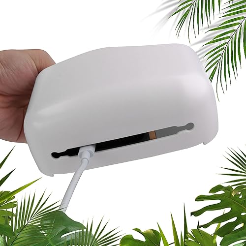 Miniatura 5 de Paquete de 4 soportes de pared para control remoto, soporte universal para controlador, soporte para bolígrafo para pared, autoadhesivo, organizador