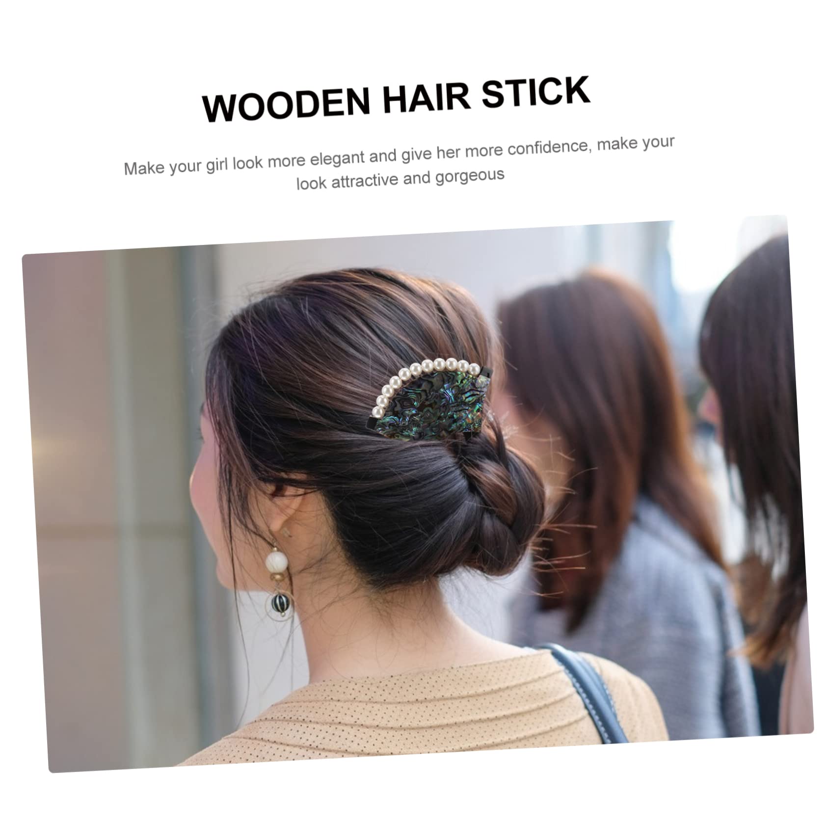 Healeved 3piezas Horquilla De Cabello Vintage U-shape Para Mujeres Pinza De Pelo Elegante Estilo Antiguo Accesorio De Peinado Para Niñas y Amantes Moda Clásica