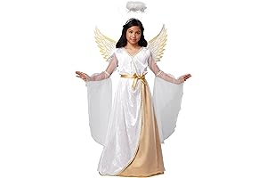 Little Angel, Big Smiles: Girls Guardian Angel Costume