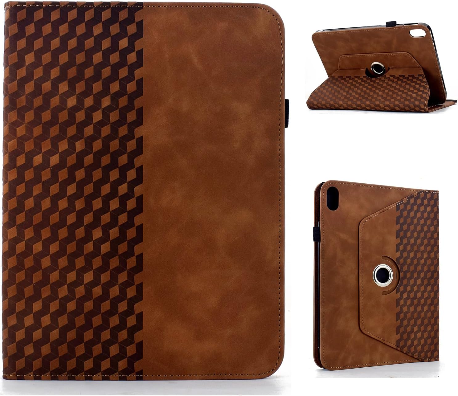 Mandala Flower Case for Fire HD 10 & 10 Plus (13th/11th Gen, 2023/2021 Release), Cute Elegant Embossed Suede Leather Folio Stand Protective Cover for Fire HD 10.1 inch Tablet, Auto Sleep Wake, Green