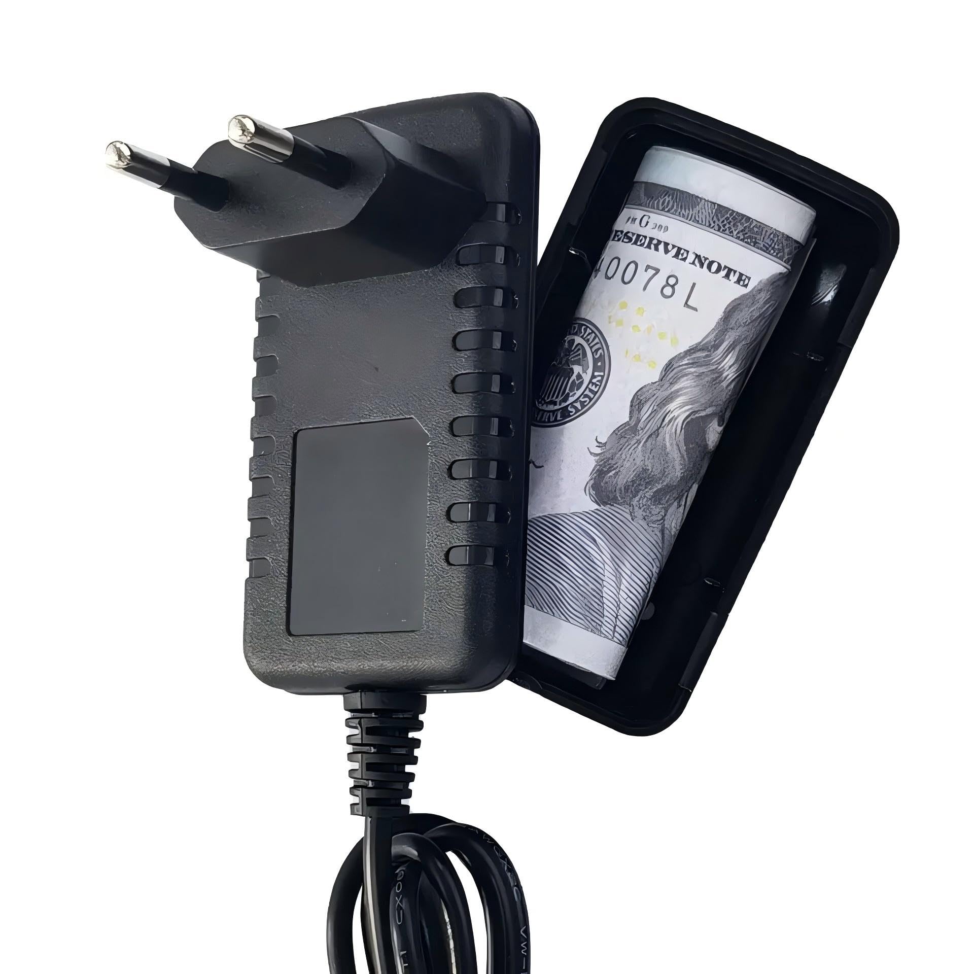 CONGGUAN Long Plug Storage Realistic Looking Charger with Storage Hiding Places Secure Hidden Key Hider Discreet for Valuables Charger Diversion Safe
