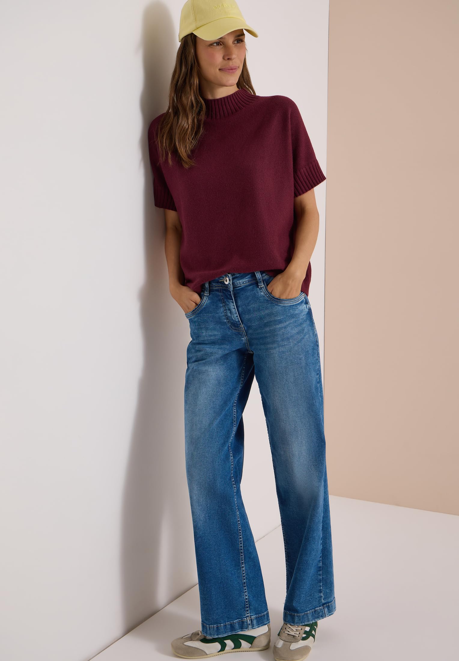 Cecil Damen 3018124 Dolman Pullover mit Turtle Neck