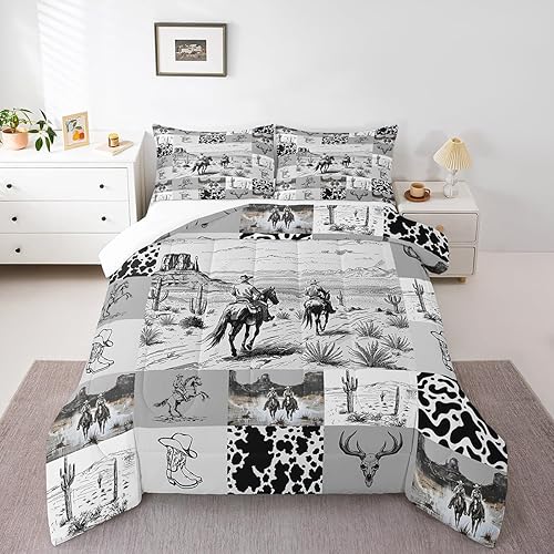 Miniatura 32 de Edredón de Flores Groovy de los años 60, 70 y 80, Flores Rosa, Morado, Amarillo, Juego de Edredón Retro Floral Boho para Niños, Niñas, Juego de