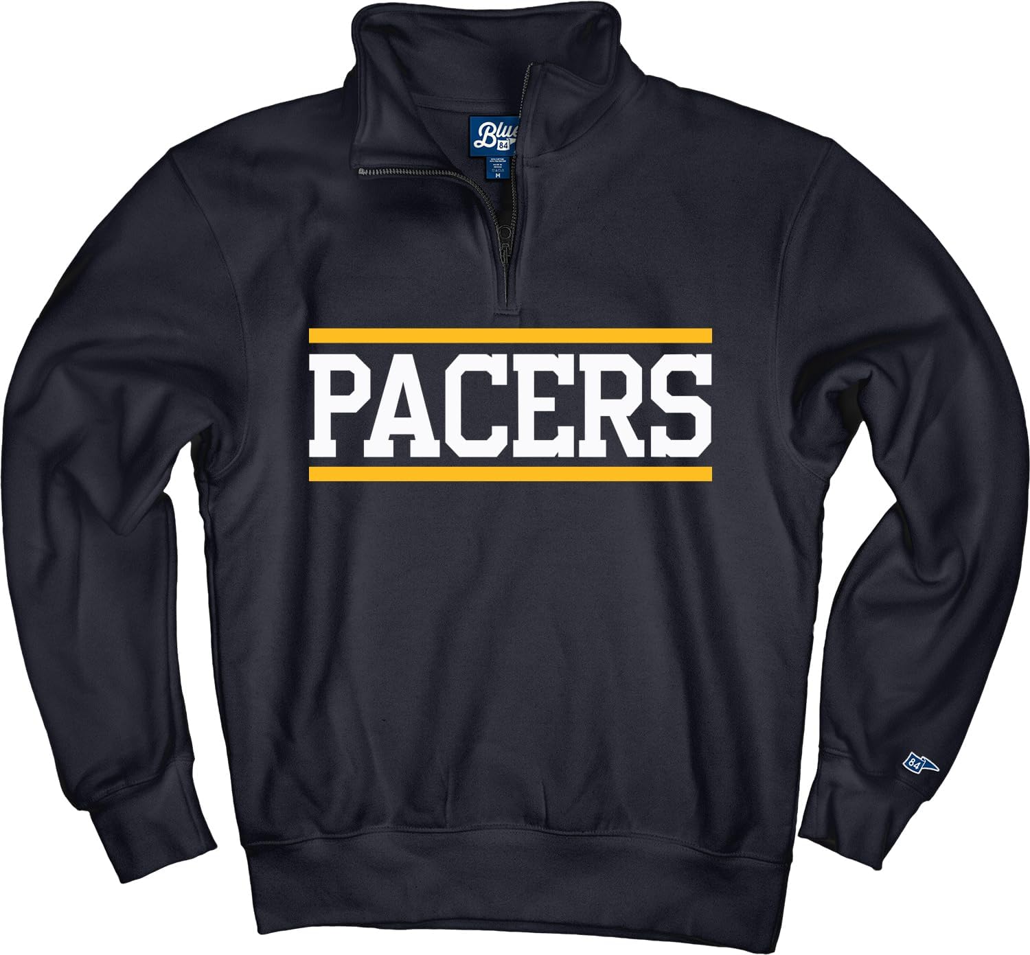Blue 84 NBA unisex-adult Nba Officially Licensed Quarter Zip Sweatshirt Team Color